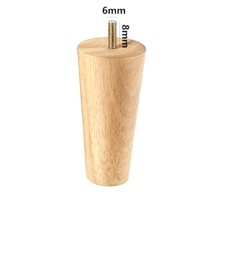 Miniatura 9 de Goomp 8 Piezas Patas Para Muebles Madera,10cm Patas De Repuesto Para Sofá,Patas De Sofá De Mediados De Siglo Para Sofá,Cama,Sillón,Gabinete