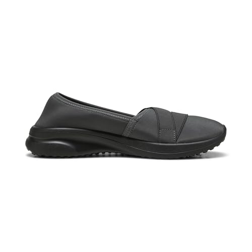 PUMA PUMA Adelina 2 womens Sportstyle Core, Shadow Gray PUMA Silver PUMA Black, 8 US