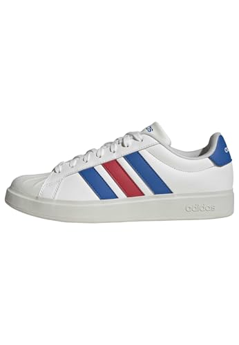 adidas Mens Streetalk White/Bright Royal/Pure Ruby 11.5