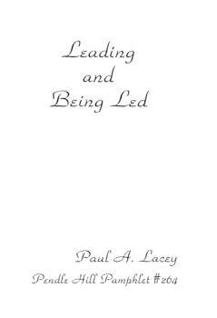 Paperback Leading and Being Led Book