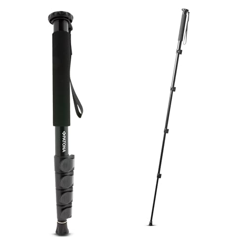 PATONA Premium Telescopic Monopod Tripod Gezi Mono One up to 155 cm Length Including Bag