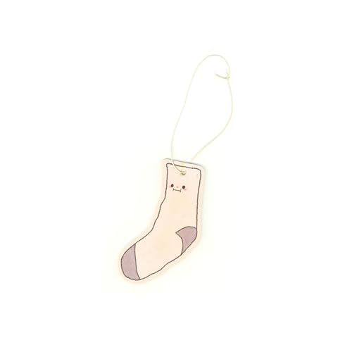 Image of Generic A&D Hanging Air Freshener for Car, Home, Office, Bathroom | 8 Pack | Multiple Designs & Scents (Bikini Tree|Heart|Fish|Bee|Waterdrop|Sock|Golf Ball|Bikini Butterfly) (Sock (Vanilla))