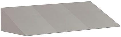 Salsbury Industries 77768GY Sloping Hood for upto 15-Inch Wide and 18-Inch Deep Metal Lockers, Gray