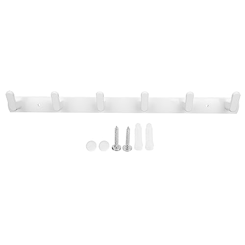 Crochet mural blanc pour organiser votre chambre, salle de bain et couloir