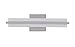 Craftmade 11117BNK-LED Seger LED Vanity Wall Lighting, 1-Light, 15 Watt, Brushed Polished Nickel (5"H x 17"W)