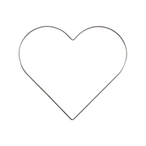 Vaessen Creative Metal en Forma de Corazón, 25 cm x 3 mm Cover