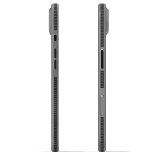 Image of GRIPP Slimfit Case Compatible with Mag-Safe for iPhone Air | Ultra-Thin, Corrugated Design, Matte Frosted Finish, Raised Edges, Anti-Scratch, Sleek & Lightweight Back Cover - Black