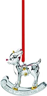 Lenox 2023 Baby's 1St Christmas Rudolph Ornament, 0.46, Metallic #TOP27