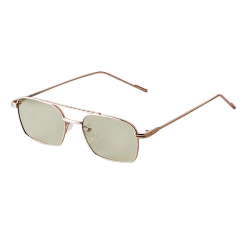 Lunettes de soleil tendance à la mode avec monture géométrique double pont