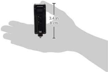 Nitecore T4K Flashlight size comparison in hand
