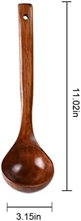 Spoon Table Spoons Long Handle Spoons Spoons Catering Baking Mixing Soup Spoons Cooking Utensil Kitchen Supplies for Home, Kitchen Or Restaurant (6)