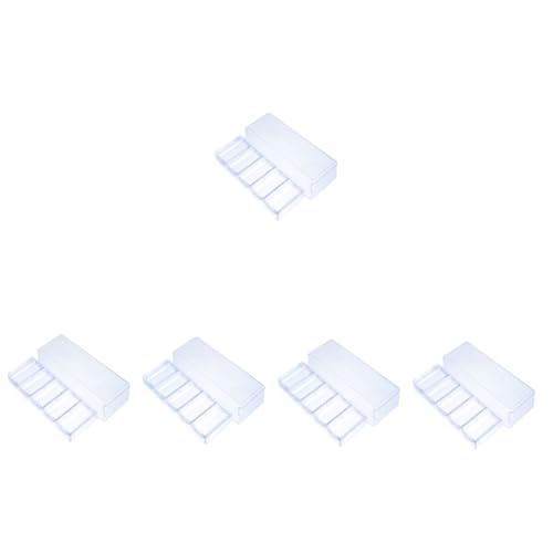 Étui multi fonctions à l'usure pour ranger 5 boîtes de jetons de poker