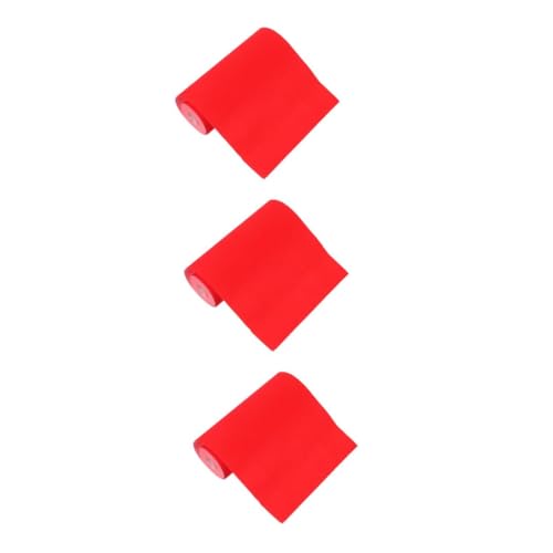 Papier Xuan Rouge Semi Cru DIYEAH 3 Pièces Calligraphie Chinoise