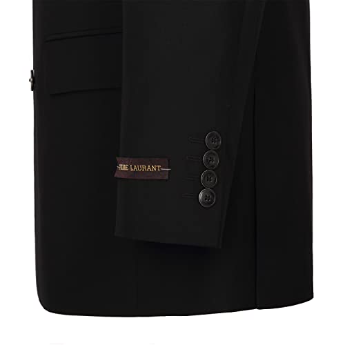 Mens Suits 2 Piece Double Breasted Six Button Classic Fit Business Jacket Blazer Pants Set3