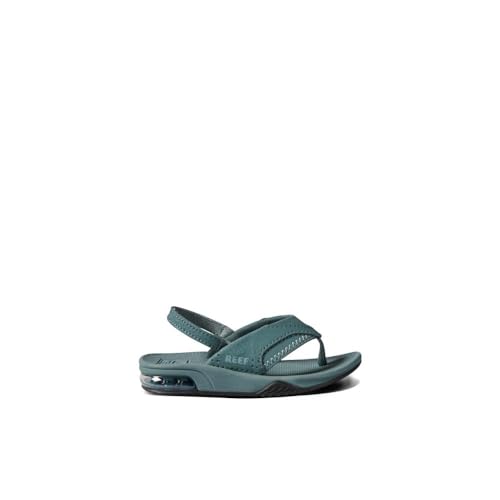 REEF Kids Boys Sandals, Little Fanning, Stormy Sea, 7 - image 4