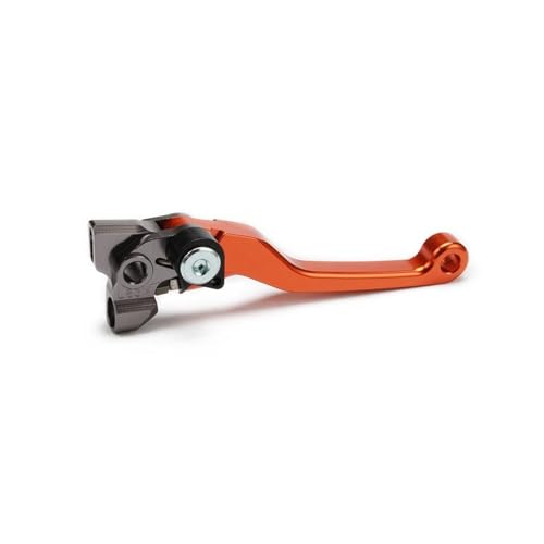 Levier d'embrayage moto Husqvarna anti casse aluminium orange CNC - 6