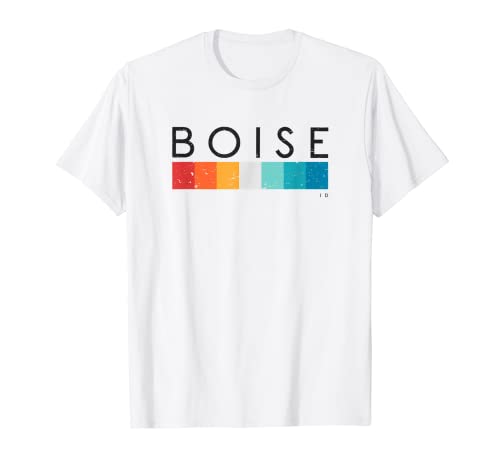 Design retrò vintage Boise ID Maglietta
