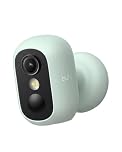 eufy Security Camera Outdoor wireless,eufyCam C35, Outdoor and Indoor, Magnetic Mount, Colour Night Vision, Subscription-Free On-Device Storage, IP67, Supports Solar Panel, Green