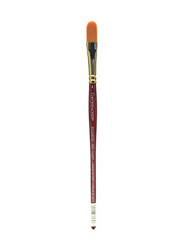 Grumbacher Goldenedge Watercolor Brushes 4 Filbert [Pack of 3 ]