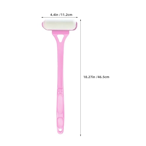 SHOWERORO Aplicador de Loción Corporal en Rodillo Plegable para Espalda Mango Ajustable 29-465 CM Color Rosa Aplicador Protector Solar y Crema para Mujer Uso Diario y Viajes - imagen 2