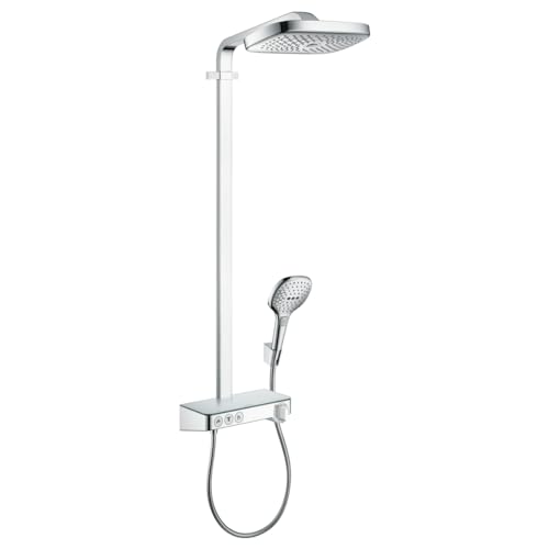 hansgrohe Raindance Select E - sistema de ducha con termostato, ducha lluvia (300 x 190mm) con …