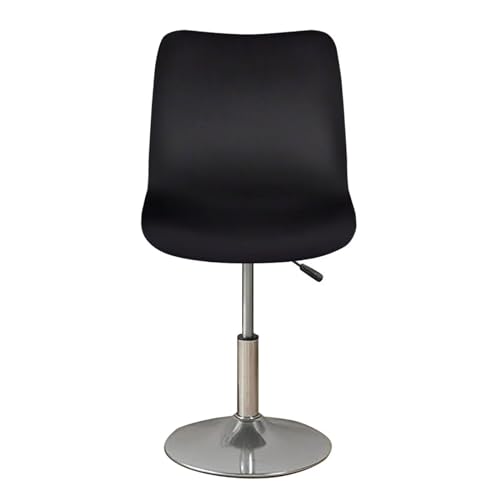 Image of Black Bar Stool Chair Cover of 2 Slip Resistant Seat Covers Chair Cover Protecter with Low Short Back for Dining Room
