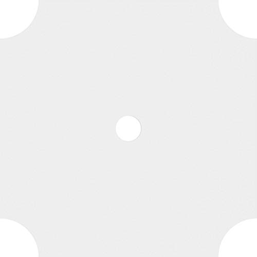 Image of Ekena Millwork CMP40LE-04000 Locke Architectural Grade PVC Contemporary Urethane Ceiling Medallions 40 inchOD x 4 inchID x 24 inchC x 1 inchP