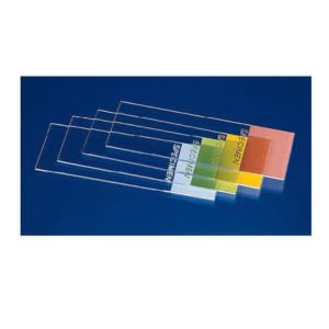 Billfisher 22-214-320 Glass ColorFrost Disposable Microscope Slides, Blue, 76 mm Length, 25 mm Width, Pack of 144