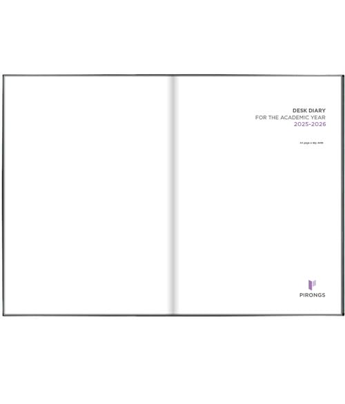 Academic Diary 2026-2027 A4 Page a Day by Pirongs, Purple - Image 3