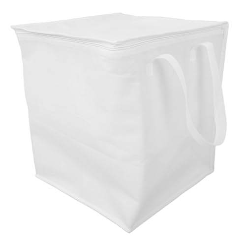 STOBAZA Insulated Food Bag Reusable Pizza Insulation Pouch for Grocery Shopping Thermal Picnic Basket Carrying Tote for Bbq Hotpot Seafood