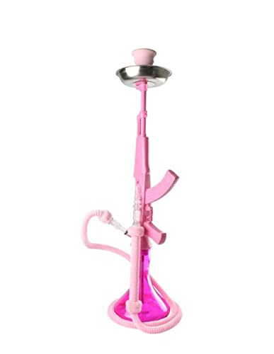 Legalize Shisha Sensation AK47 Hookah Premium - Rosa 84 cm