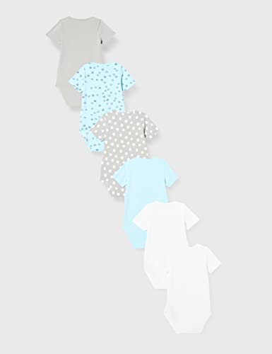 Dim Body Col Americain Bio Manches Courtes Bébé x6 - Image 4