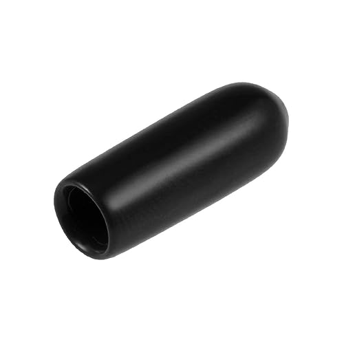 TA-VIGOR 200Pcs Rubber End Caps, 4mm ID Round Flexible Screw End Caps Thread Protectors