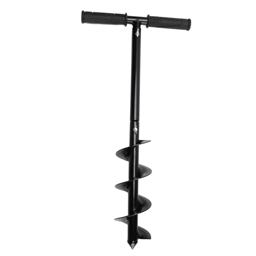 Foreuse manuelle pour creuser les trous de poteaux, foreuse en forme de T pour le jardin, avec main de plantation en acier laminé à froid pour planter des...