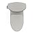 TOTO Drake II Two-Piece Elongated 1.28 GPF Universal Height Toilet with CEFIONTECT and SS124 SoftClose Seat, WASHLET+ Ready, Sedona Beige - MS454124CEFG#12