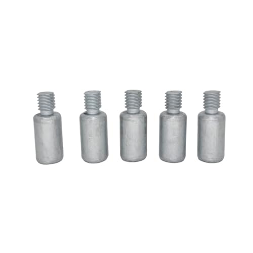 Anodes en zinc pour eau salée (lot de 5) pour moteurs Volvo Penta