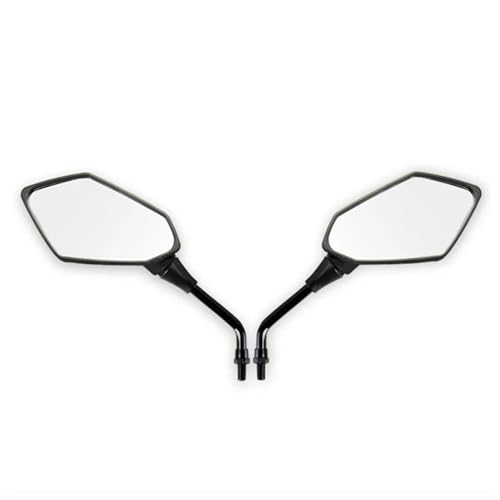 Espejos retrovisores convexos para moto con vision amplia de fibra de carbono 8mm 10mm