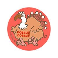 Trend Enterprises Gobble! Gobble!/Spice Scent Retro Scratch 'n Sniff Stinky Stickers by 24 Seals/Pack - Authentic 1980s Designs!