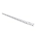 Hamwesh Stainless Steel Feeler Ruler, Tapered Design for Accurate Measurement, with Etched Scales and 0.05mm Accuracy, for Industrial Applications