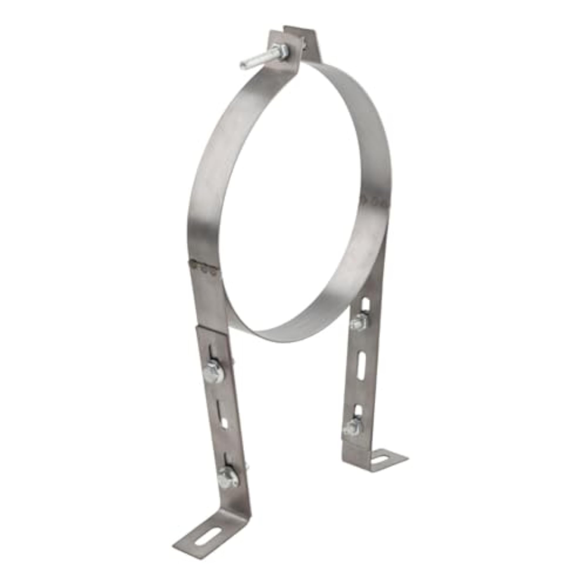 Wall Strap Support Bracket for Chimney Pipe Installation