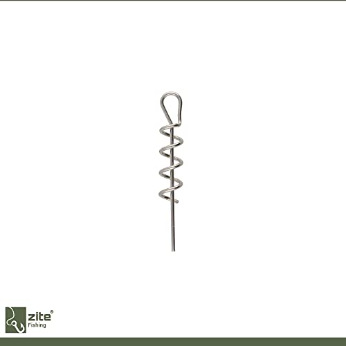 Zite Fishing Cork-Screw Spiralen Set – 45 Stück 3 Größen in Sortierbox – Kunstköder Angel-Zubehör Gummifisch-Angeln… – Bild 6