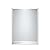 WOODBRIDGE 60 in. L x 32 in. W x 75 in. H Alcove Solid Surface Shower Combo Kits with Glue Up Shower Walls in Matte White and Curbless Shower Base with Reversible Drain in White