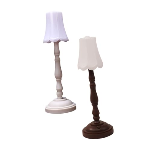 jojofuny 2 Piezas Mini Luz De Noche Retro Lámpara De Mesa Usb Lámparas Lampara Led Lámpara De Escritorio Lamparas Para Sala Lámpara Alimentada Por Batería Lámpara De Noche Luces El Plastico