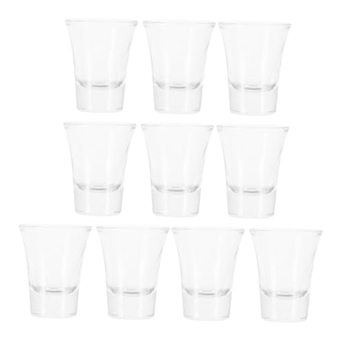 BEBEMOKO 10 copas de vino de cristal, copas de cóctel, copas retro, cáliz, cáliz, vasos pequeños, copas medievales, copas de chupito, copa de vino, cáliz medieval, transparente
