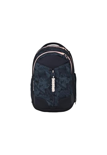 Satch Match ab 5. Klasse ergonomisch 35 L Stauraum standfest Organisationstalent Midnight Jungle - Blau