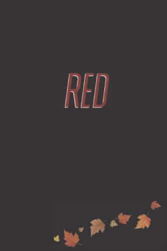 Taylor Swift journal/RED lyrics on back cover/unique minimalist lined notebook/gift for Swifties