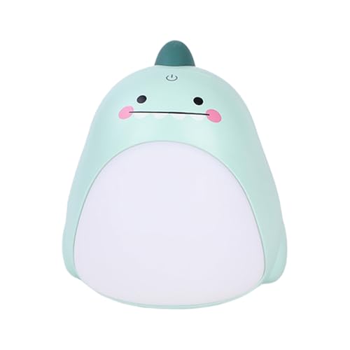 Dinosaurio - Luz nocturna decorativa para bebé, luz nocturna de dinosaurio, lámpara LED recargable de noche, brillo ajustable de ambiente calmante para niños, dormitorio, decoración interior