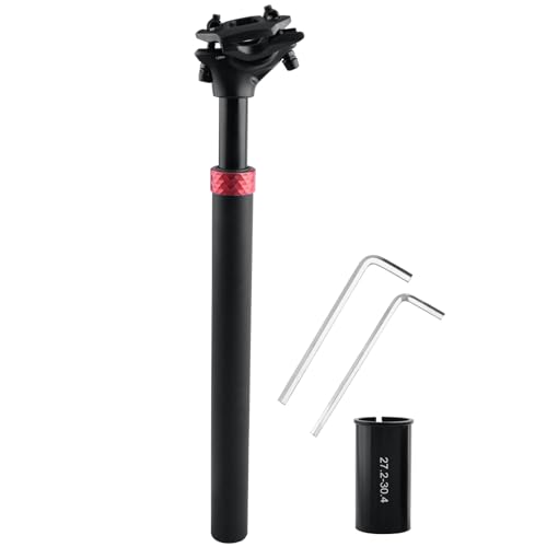 Azarxis 自転車 シートポスト アルミニウム シートピラー 自転車サドル支柱 27.2mm 28.6mm 30.4mm 30.9mm 31.6mm 長さ350mm マウンテンバイク、ロードバイク、クロスバイク(30.4 x 350mm(27.2ポスト