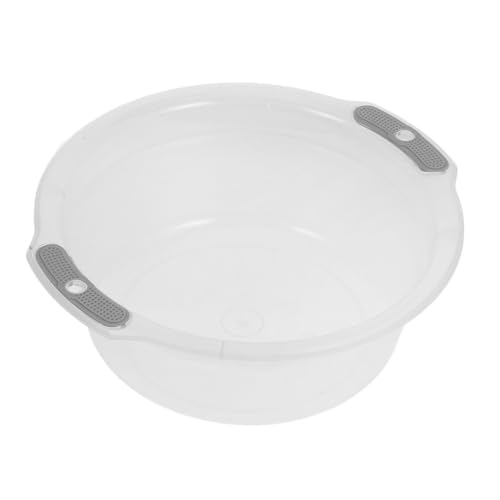 SMASOLO Lavabo Redondo Plástico Grande Multifunción para Lavado Facial Ropa y Verduras Duradero y Fácil de Limpiar Diseño para y Camping