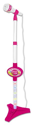 Bontempi 40 1171 microfoon met standaard, meerkleurig, 23 x 23 x 73 cm